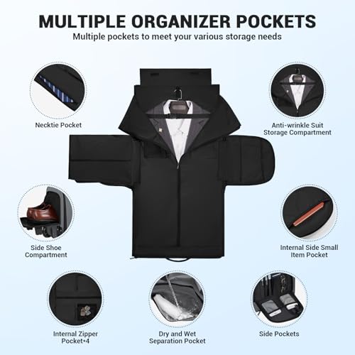 DEVPNR 3-in-1 Rolling Duffle Bag