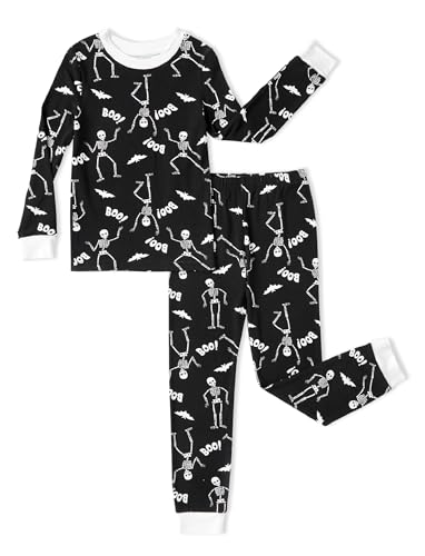 Image of PATPAT Toddler & Kids Pajama Sets with Bamboo Viscose, Snug Fit Pjs for Girls, All-Season Comfort Sleepwear, Ages 2-12 Years