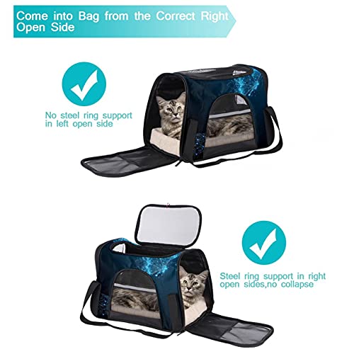 Sac de transport pour animal impression main avec papillon doux - 6