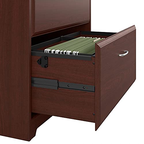 Bush Furniture Cabot 2 Drawer Lateral File Cabinet, Harvest Cherry #TOP5