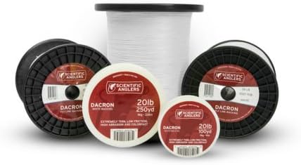 Scientific Anglers Dacron Fly line Backing, White