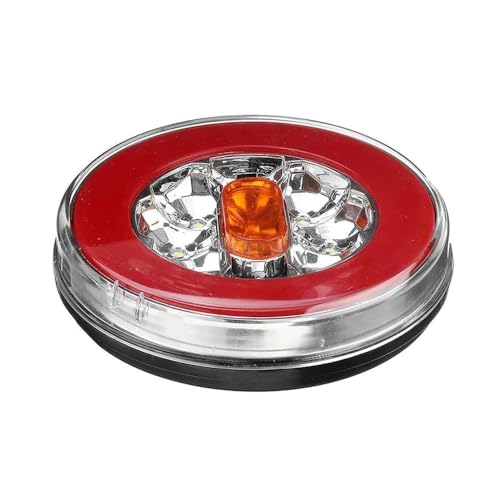 Feu arrière pour remorque camion bus avec stop inversé et clignotant coulant LED