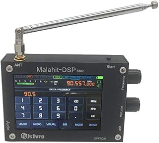 50KHz-2GHz Malahit DSP SDR Receiver Registered HAM Nice Sound with 3.5 Inch Touching LCD Screen