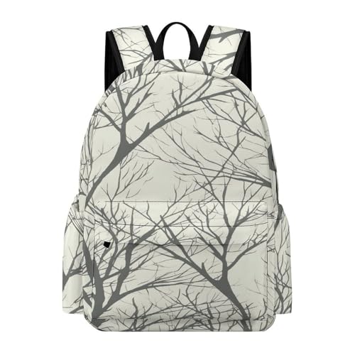 Tree Branch Leisure Backpack Water-Resistant Pack Stylish Bag Lightweight Travel Backpack Suitable for Commuting Travel Mountaineering Outdoor Sports Unisex