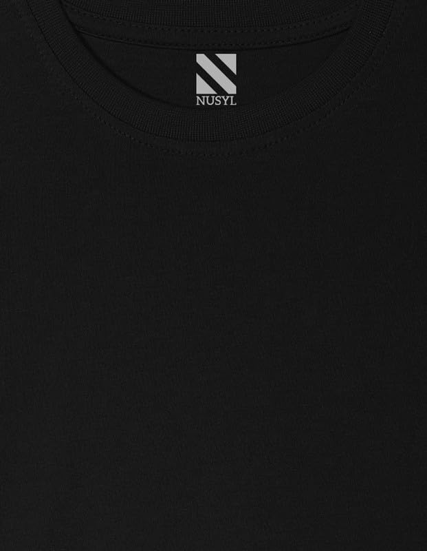 Image of Nusyl Boys Half Sleeves Solid T-Shirt for Kids | Soft Cotton Blend | Comfortable Regular Fit | Casual 2-16 Years | Multiple Colors & Pack Options