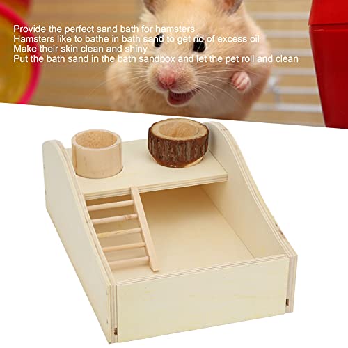 Qcwwy Contenitore da Bagno di Sabbia per criceti
