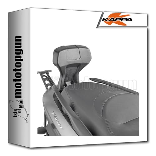 Kappa dosseret passager Yamaha X-Max 300 2017-2020 Mototopgun sissybar selle scooter accessoire