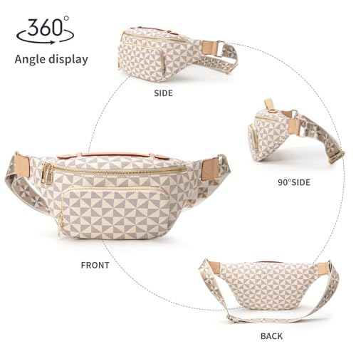 Image of Crossbody Sling Bag for Women & Men | Trendy Checkered, Fanny Pack, Waist Bag, Travel, Festival & Daily Commute