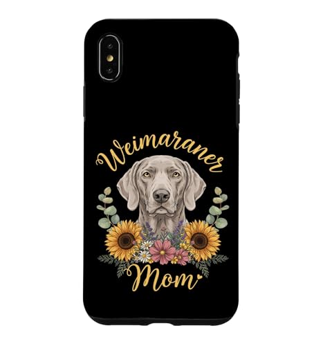 Weimaraner Mom �Ђ܂�� �ԕ� ���D�� �X�}�z�P�[�X iPhone XS Max �p