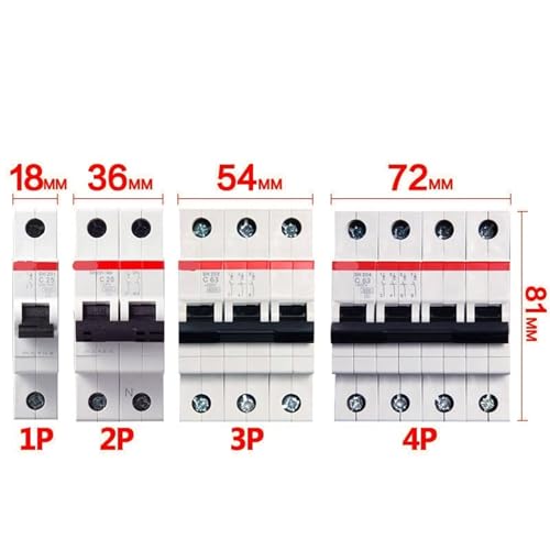 Disjoncteur miniature magnétothermique SH201 1P 3A type C