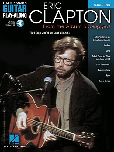 Eric clapton: from the album unplugged guitare +cd: Guitar Play Along Volume 155
