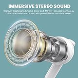 Wireless Earbuds, Bluetooth 5.3 Headphones In Ear with 4 ENC Noise Cancelling Mic, 50H Hi-Fi Stereo Wireless Earphones, Touch Control Bluetooth Ear Buds IP7 Waterproof for iPhone Android Samsung - Image 6