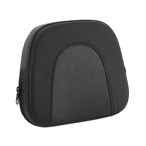 Dossier de repos arrière en cuir noir universel pour moto chopper et cruiser