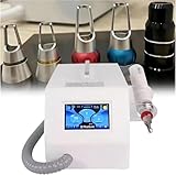 GZGHRZQS Picosekunden-Lasertechnologie | Professionelles Laser-Tattooentfernungsgerät Mit 5 Sonden | 1064 nm/532 nm/755 nm Tattoo-Entferner für Augenbrauen Permanent Make-up
