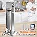 ROVSUN 15LBS/7L Manual Sausage Stuffer, Two Speed Stainless Steel Vertical Sausage Maker, Meat Filling Machine with 5 Stuffing Tubes for Commercial and Home