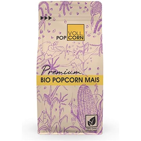 VollCorn Premium Bio Popcorn Mais 2er Pack Cover