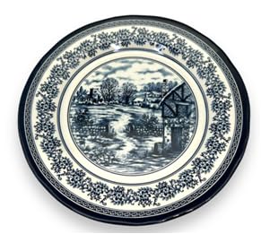 Devnow Halcyon Blue Dinner Plate 10.7inch (Set of 6)
