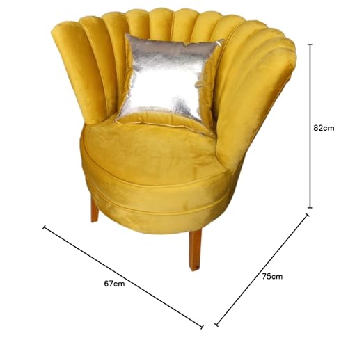 Mejores review On-line Sillon mostaza para comprar online. 22 Imagen adicional