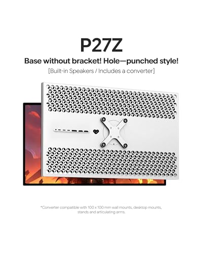 Image of P27Z 27'' 5K Glossy Monitor (Honeycomb - Without Stand) | Dual Mode 5K 180Hz / 2K 330Hz, IPS Panel, Built-in Speakers, 10-Bit Color, 99% sRGB, 98% DCI-P3, 218PPI, HDR, 1ms, 1500:1
