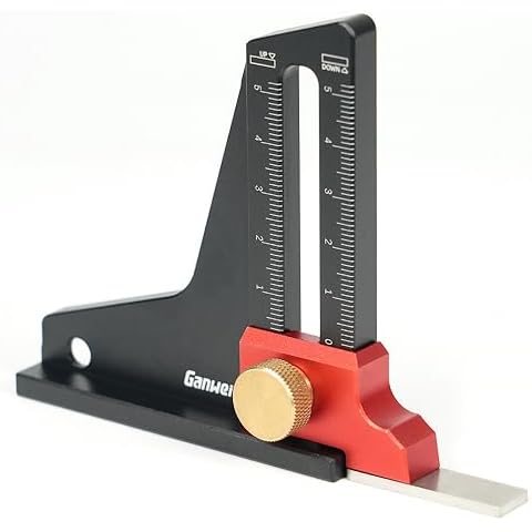 Funien Aluminum Alloy Height Gauge with Dual Scales Cover
