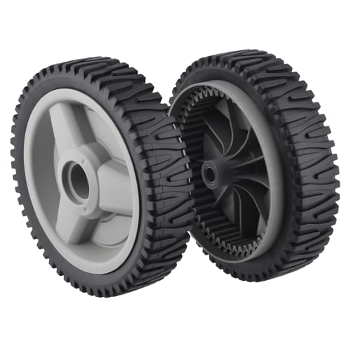 Cancanle Rueda motrice delante de la tondeuse à gazon para Husqvarna AYP Craftsman 532401274 Reemplazo 401274 401274X460 532411081, 2 piezas