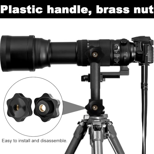 Lvjkes 10 Stück Sterngriffmutter M5, Flügelschraube Durchgehende Bohrung Kupferseele Äußerer Durchmesser 25 mm, Rändelmutter Geeignet für Industrieanlagen, Elektrotechnik, Transportgeräte