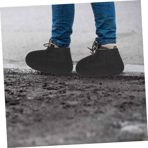 Cubiertas de zapatos de silicona impermeables y fáciles de limpiar para viaje, camping y uso diario miniatura 6