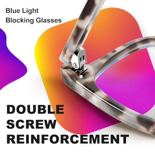 Image of VISOONE Blue Light Blocking Glasses Square with Anti Computer Glare for Gaming Women and Men MONTANA