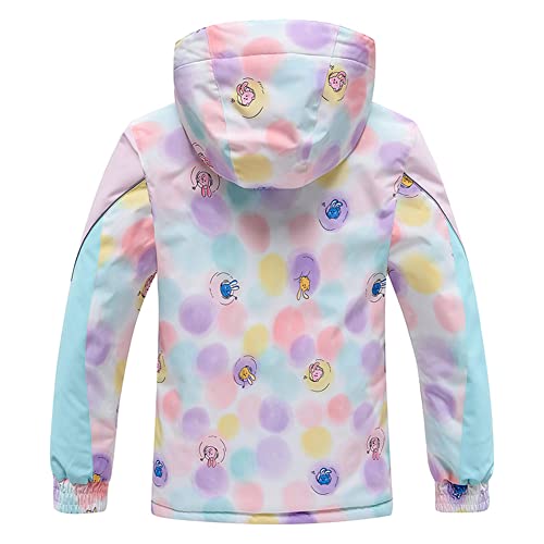 Image of Girls /Boys Snowsuits Hooded Insulated Windproof Winer Coats Ski Jacket Snow Pants Set