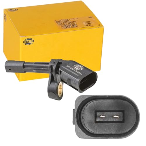 HELLA 6PU 012 039-031 Sensor, wheel speed - 12V - 2-pin connector - without cable