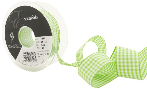 Berisfords Nastro con Motivo a Quadri, 20 unità