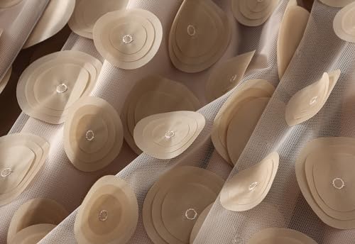 Women Tulle Midi Skirt High Elastic Waist 3D Polka Dot Mesh Skirt A-Line Layered Bubble Skirt Graduation Dress3