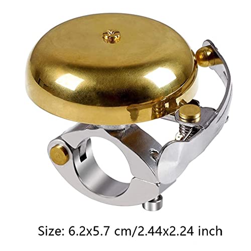 Fietsbel, Retro Messing Bike Bell Met Crisp Sound Gereedschap Voor Fietsers Te Volwassenen Kids Racefiets Mtb Mountain… - Image 4