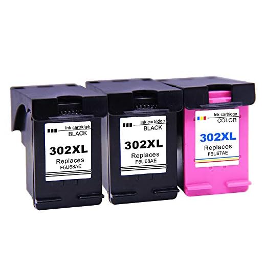 Ksera Remanufacturado Cartuchos de Tinta HP 302 302XL Reemplazos de 3 Paquetes (2 Negro, 1 Tricolor) Alto Rendimiento Cartuchos de Tinta Compatible con HP Envy4520/4521/4522/4523/4524/4525/4527/4528