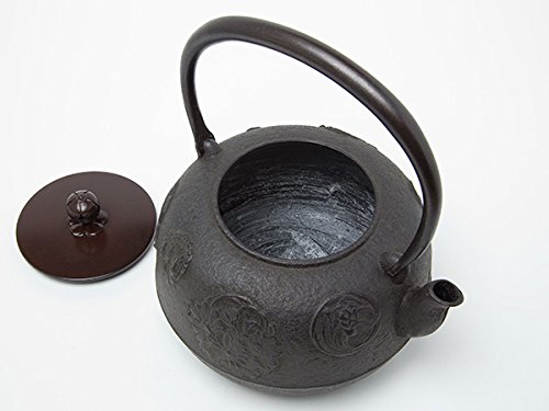 Amazon | 鉄瓶 菊池政光作 花丸地紋 共箱箱書き 上 | 菊池政光 | 茶道道具