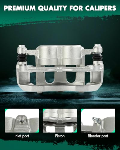 Image of SCITOO - Front Left Disc Brake Caliper Assembly w /Bracket For Ford,For Mercury Models - For Explorer 2006-2010,For Explorer Sport Trac 2007-2010,For Mountaineer 2006-2010 18B4995