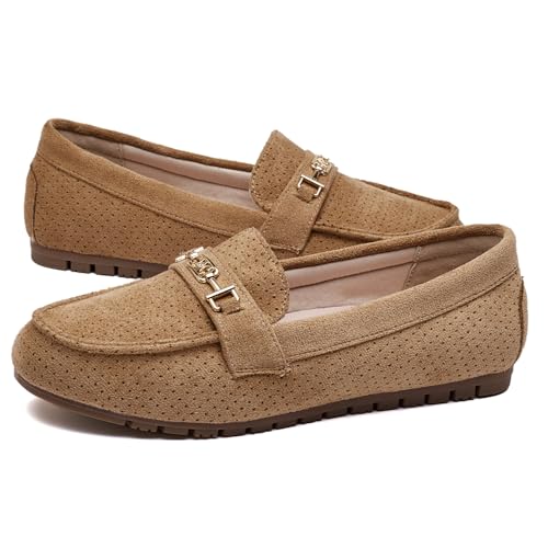 Image of Women's Loafer Shoes Leisure Slip On Work Shoes Comfort Walking Flats