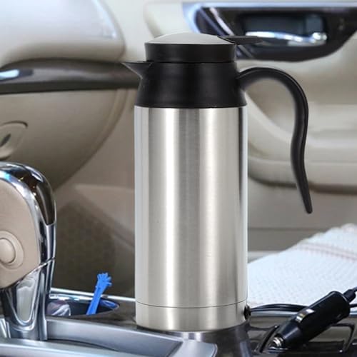 Tetera Eléctrica Portátil para Auto 750ml Acero Inoxidable miniatura 4