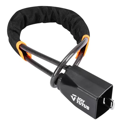 JOYTUTUS Steering Wheel Lock, Car Seat Belt Lock with 3 Keys,Double Car Anti Theft Device,Fits Most Vehicles, Trucks, SUVs, and Vans (Car Anti Theft Device)