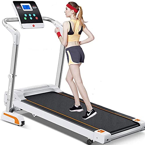 Image of Folding Treadmill for Home Portable Electric Treadmill Running Exercise Machine Compact Treadmill Foldable Heart Rate Monitor 5Inch Screen for Small Apartments and Office