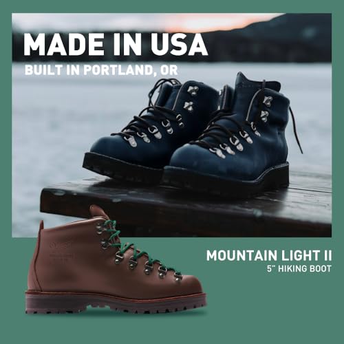 Danner Mountain Light II 5” Gore-Tex Waterproof Hiking Boots for Men with Durable Full-Grain Leather, Breathable Gore-Tex Barrier & Traction Outsole view 4