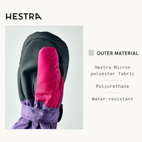 Image of Hestra Baby Zip Long Mitt (Child 1-9yrs) | Waterproof, Insulated Mittens for Toddlers & Kids for Winter & Playing in the Snow