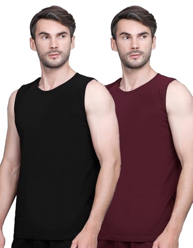 Image of GODFREY Sleeveless Tshirt for Men Cotton