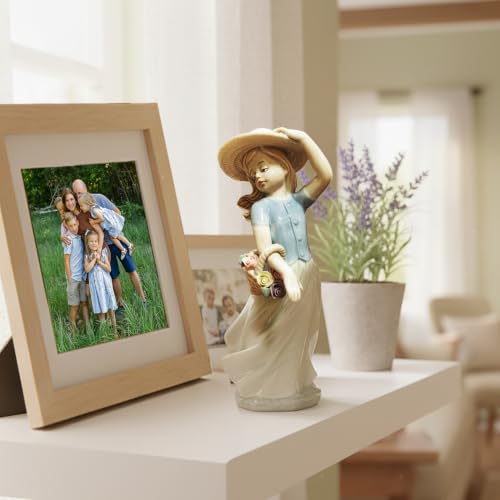 Figura Decorativa de Porcelana Flower Girl miniatura 2