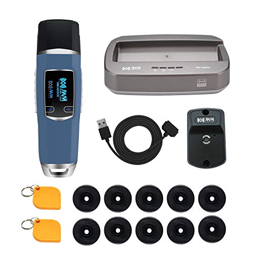 JWM Guard Tour Patrol System, Long-Range Touch Guard Patrol Tour Reader with Downloader, Professional Guar Patrol Security Kit, Free Cloud Software, 10 Checkpoinits, 2 Staff Tags