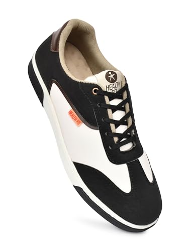 Image of HEALTH FIT Softest Cushioned Sneakers Supreme Comfort Fashion Sneakers for Men's Low Top Sneakers Sophisticated Style Versatile Design 149