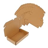 MUCKLILY Boîtes De Rangement En Carton Ondulé - 15 Pièces - Boîtes Universelles Caisse...