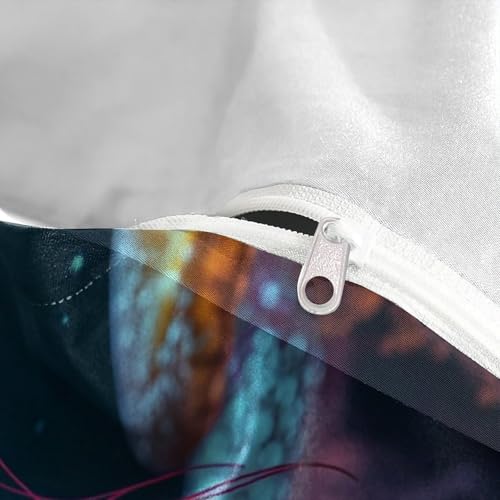 Housse de couette méduse 3D imprimé premium en microfine douceur océanique - 8