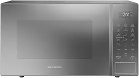 Micro-ondas Brastemp 32 Litros cor cinza espelhado com Menu Gourmet - BMS46AR 220V