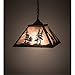 16 in. Square Tall Pines Pendant